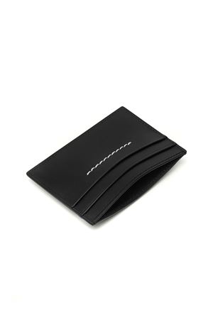 Portacarte numeric in pelle nera MM6 MAISON MARGIELA | SA5UI0026P8873T8013